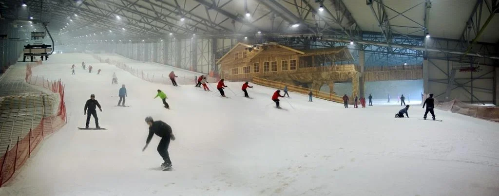 Nuo Snow Arena iki susitikimų kambario
